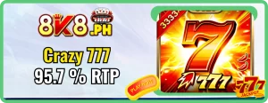 Crazy 777: Your Path to Winning Begins at 8k8 Slots! 8k8 Crazy 777