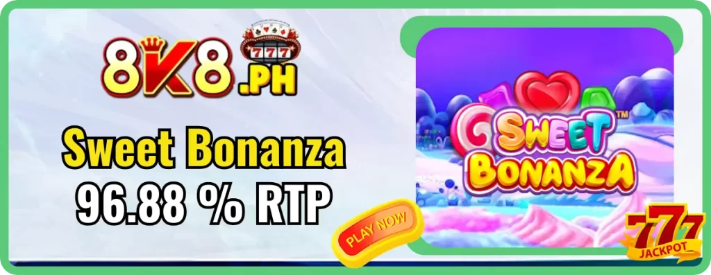 8k8: Get ready for Sweet Bonanza's enticing rewards! 96.88% RTP available now! 8k8 Sweet Bonanza