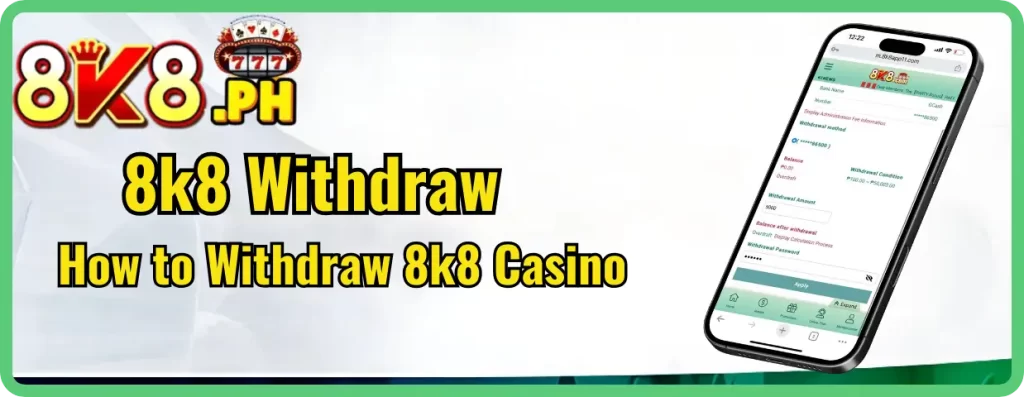 <h1>8k8 Withdraw: Quick and Simple Methods to Claim Your Winnings</h1> Instructions