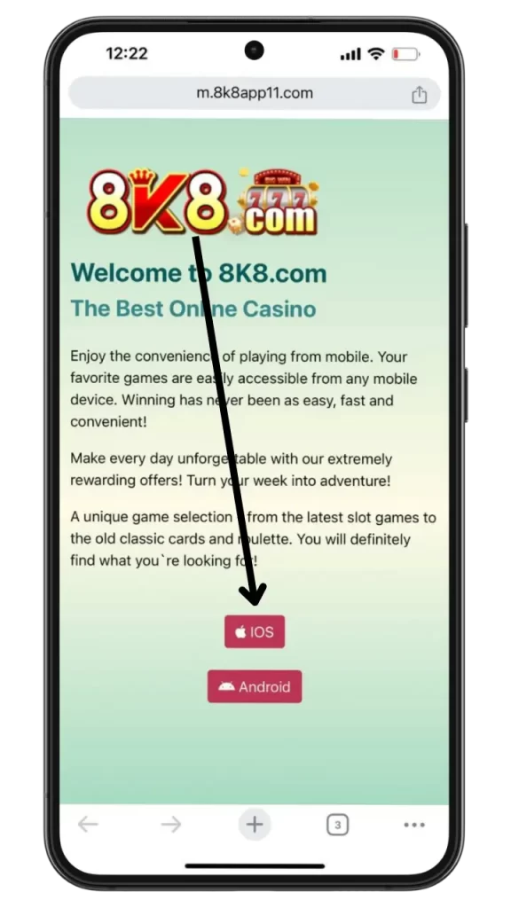 8k8 App: Your compact gateway to winning opportunities! Download it now 3 8k8 app ios